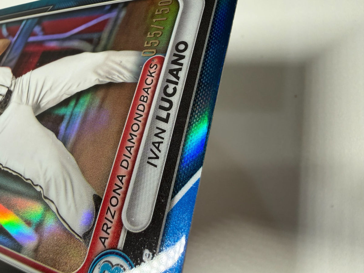Ivan Luciano 2024 Bowman Draft Chrome 1st Blue Refractor /150 #BDC-29