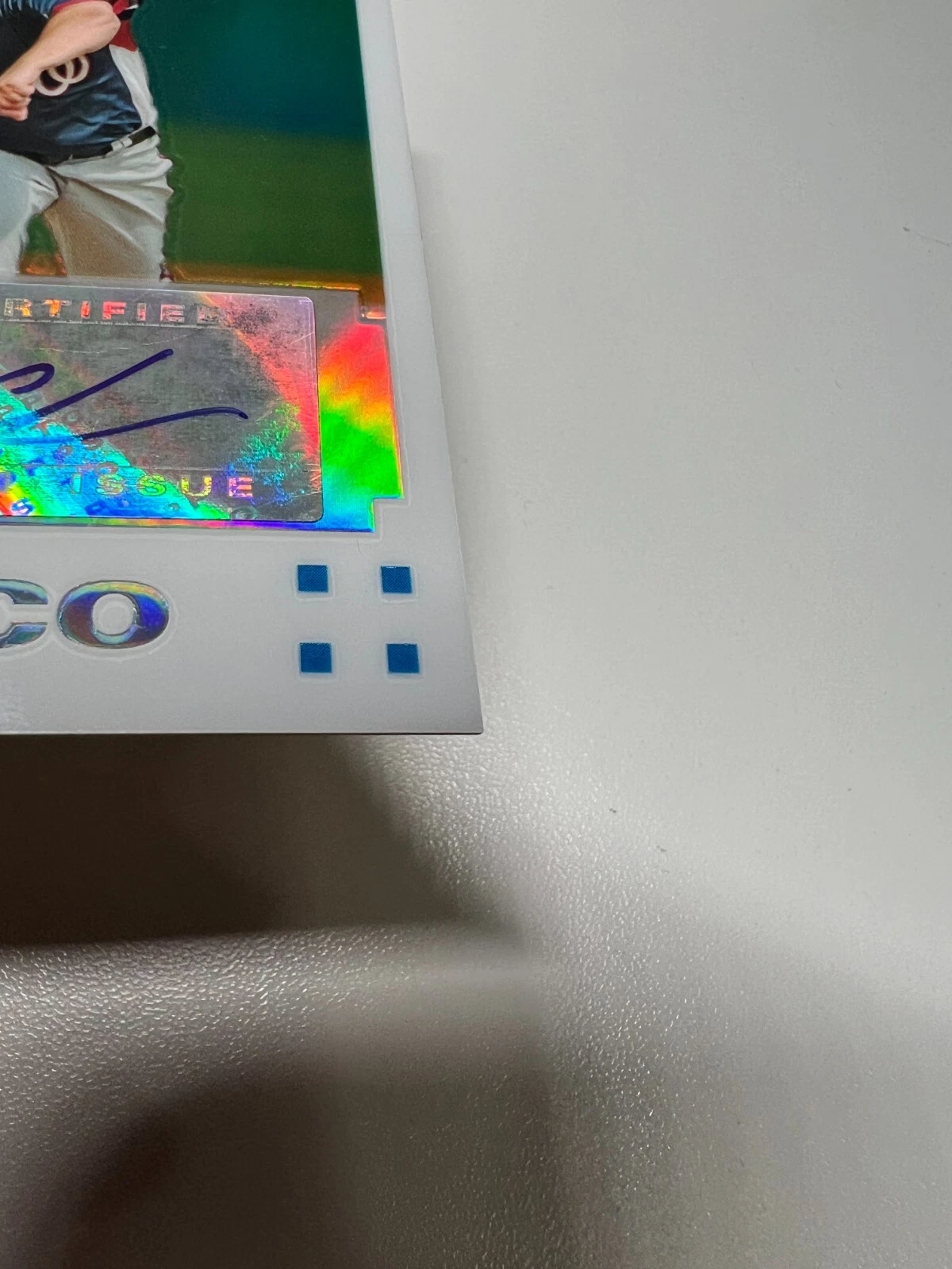Matt Chico 2007 Topps Chrome White Refractor Auto /200 #338 Nationals