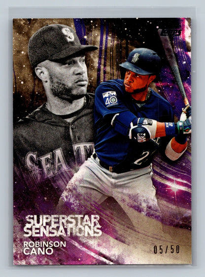 Robinson Cano 2018 Topps Superstar Sensations Gold /50 #SSS-37 Mariners