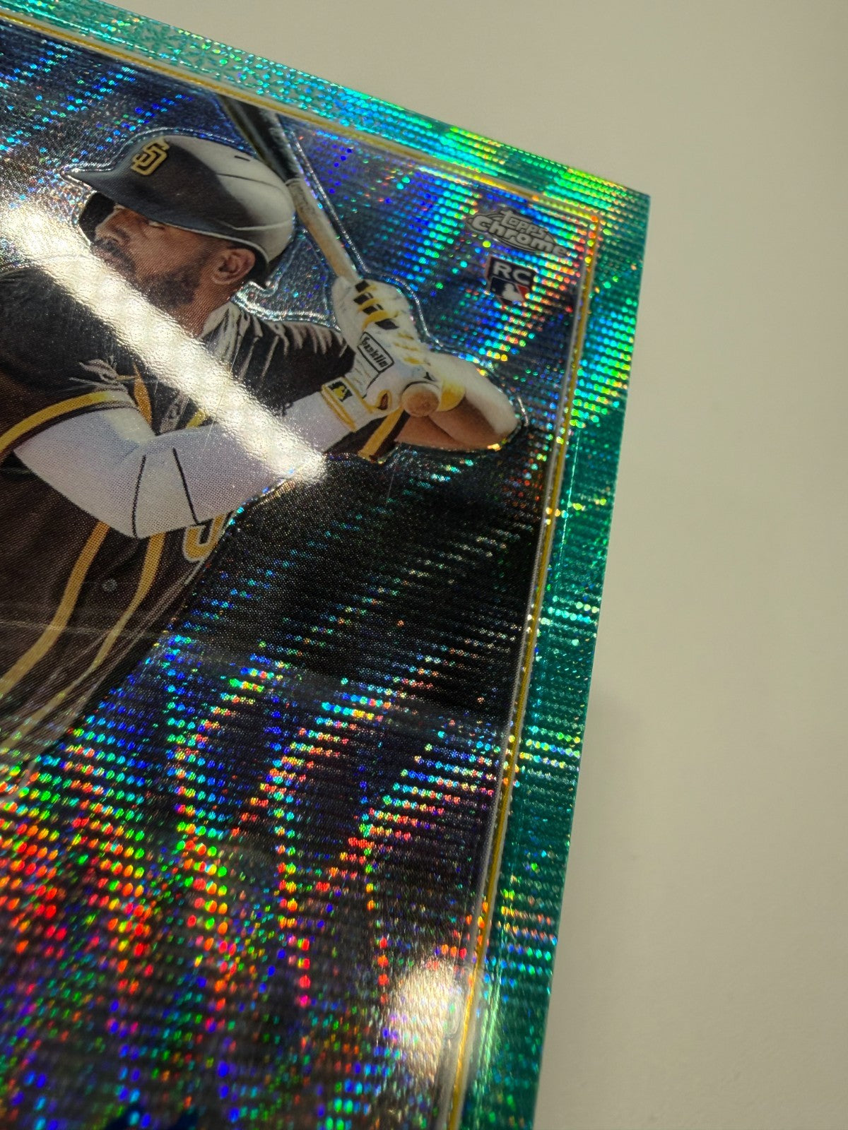 Ivan Castillo 2022 Topps Chrome Aqua Wave Refractor Auto RC /199 #RA-IC Padres