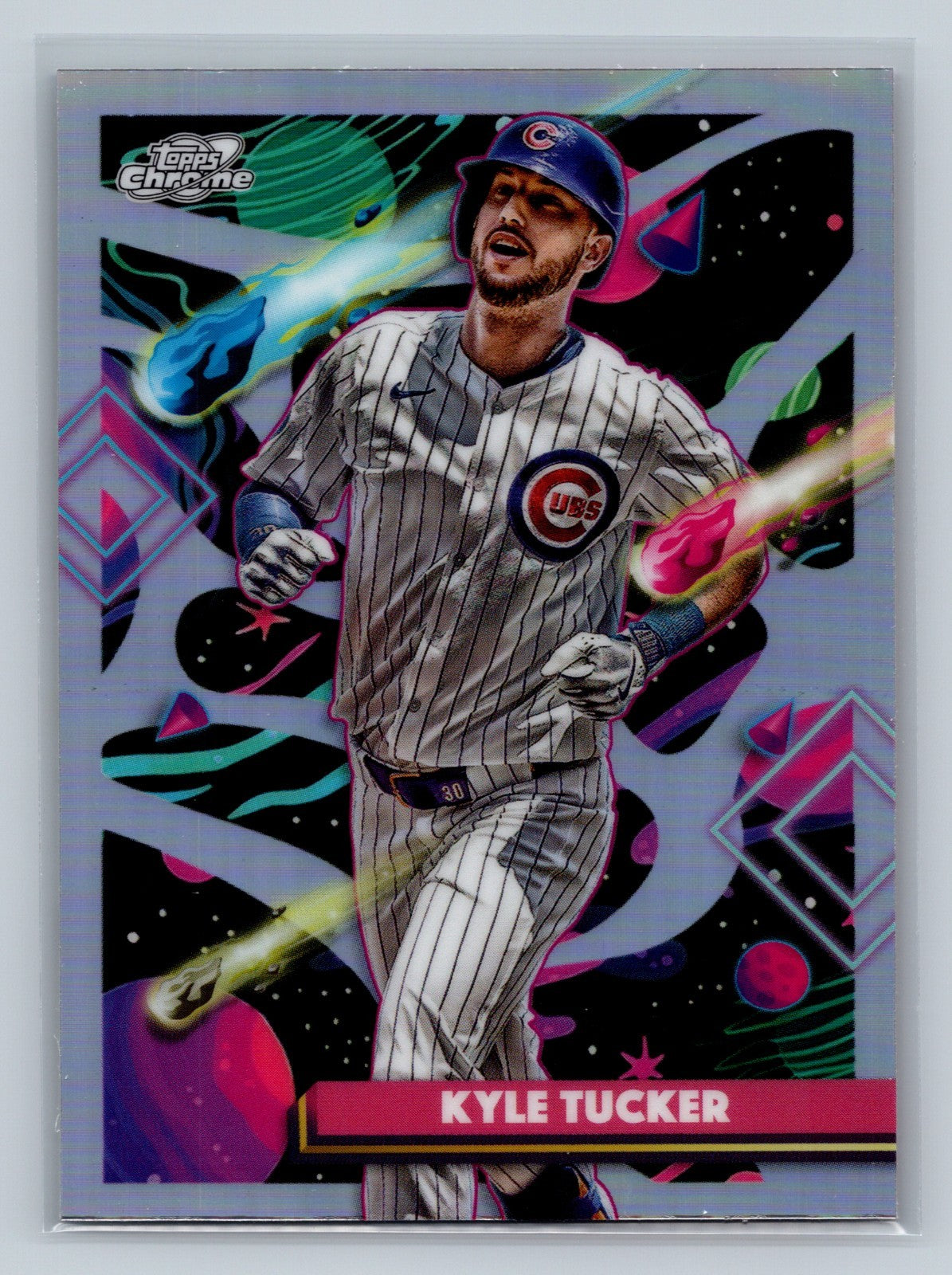 Kyle Tucker 2025 Topps Chrome Cosmic Refractor #164 Cubs