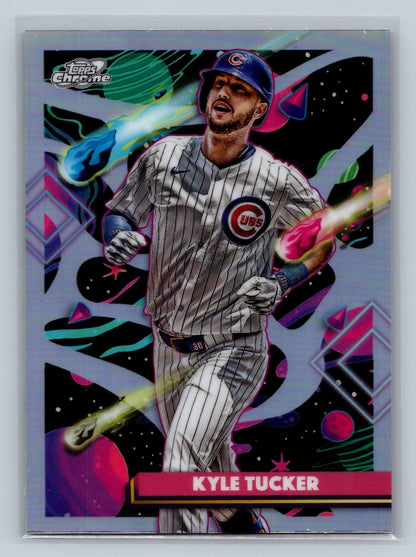Kyle Tucker 2025 Topps Chrome Cosmic Refractor #164 Cubs
