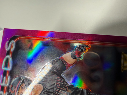 Spencer Steer 2024 Topps Chrome Pink Refractor #104 Reds