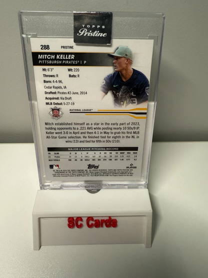 Mitch Keller 2024 Topps Pristine Gold Refractor /50 #288 Pirates