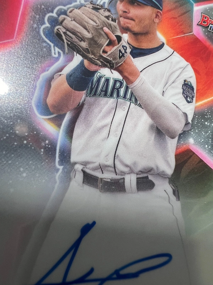 Axel Sanchez 2023 Bowman's Best Best of 2023 Auto #B23-AS Mariners