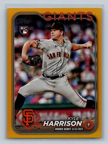 Kyle Harrison 2024 Topps Update Series Yellow RC #US83 Giants