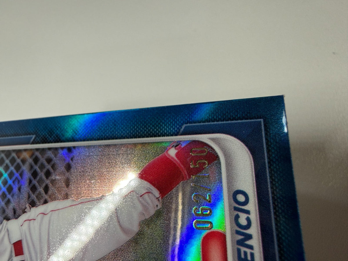 Vladimir Asencio 2024 Bowman Draft Chrome Blue Refractor /150 #BDC-149 Red Sox