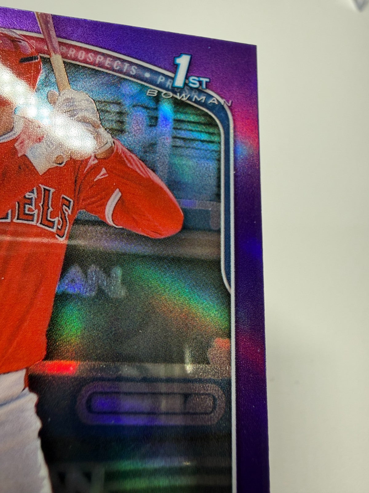 Lucas Ramirez 2025 Bowman Chrome 1st Purple Refractor /250 #BCP-135 Angels