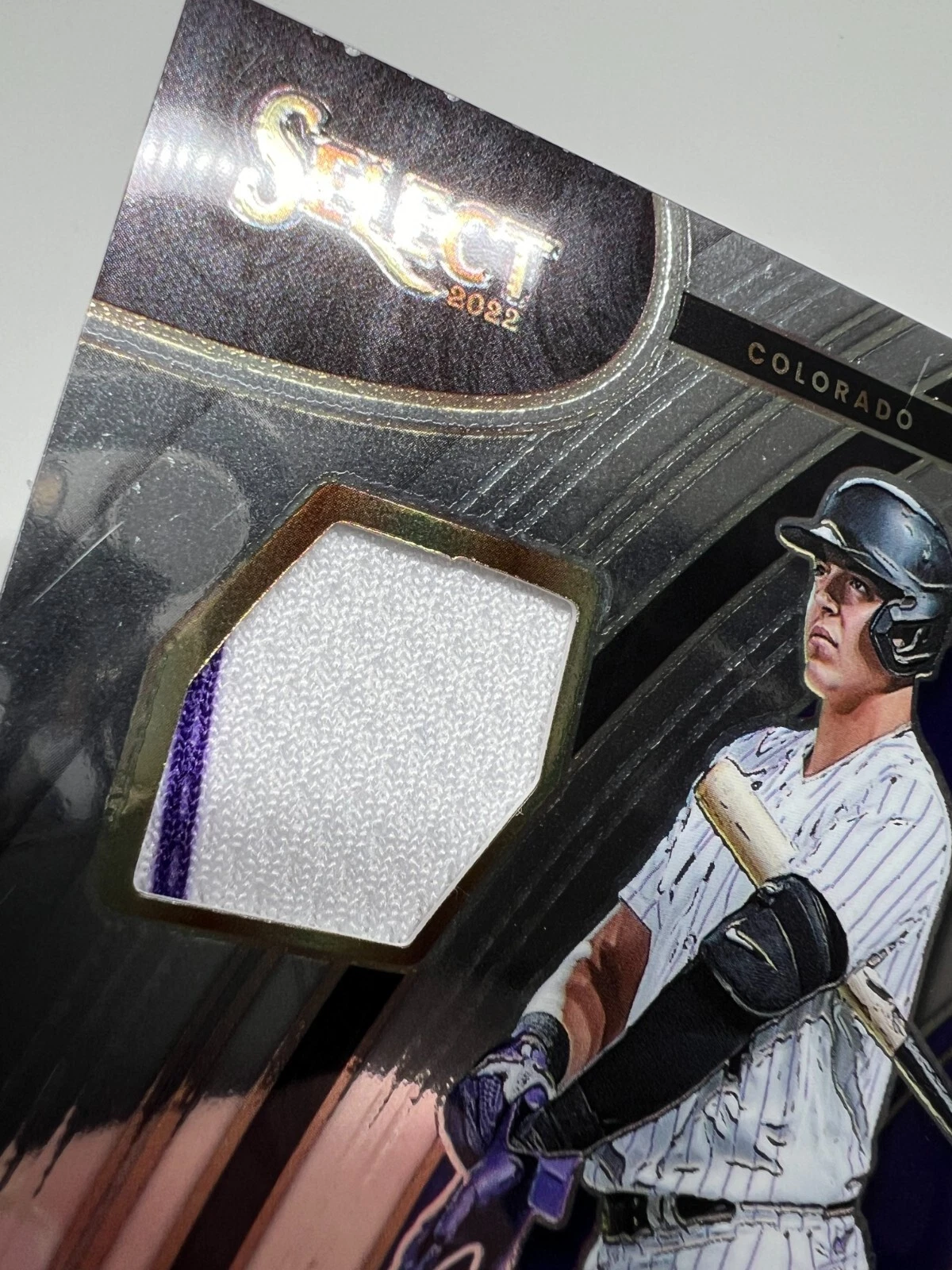 Colton Welker 2022 Panini Select Patch Auto RC /199 #RJA-CW Rockies