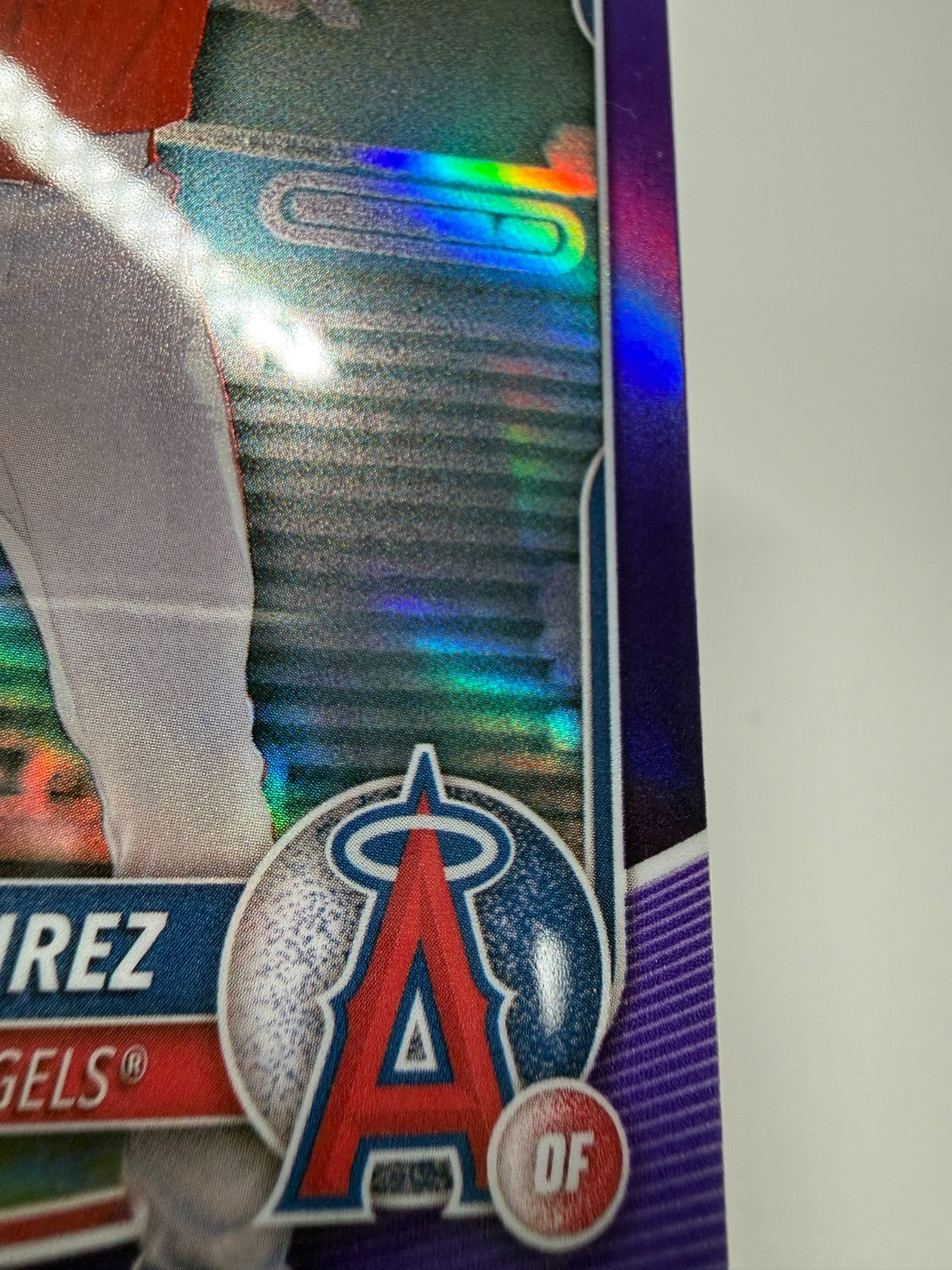 Lucas Ramirez 2025 Bowman Chrome 1st Purple Refractor /250 #BCP-135 Angels
