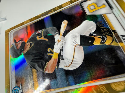 Travis Swaggerty 2020 Bowman Draft Chrome Gold Refractor /50 #BD-47 Pirates