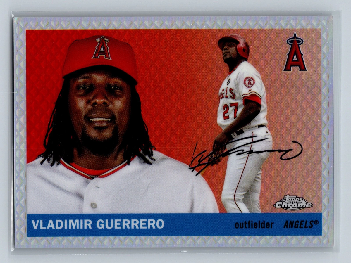 Vladimir Guerrero 2025 Topps Platinum Diamond Etch Refractor /55 #370 Angels