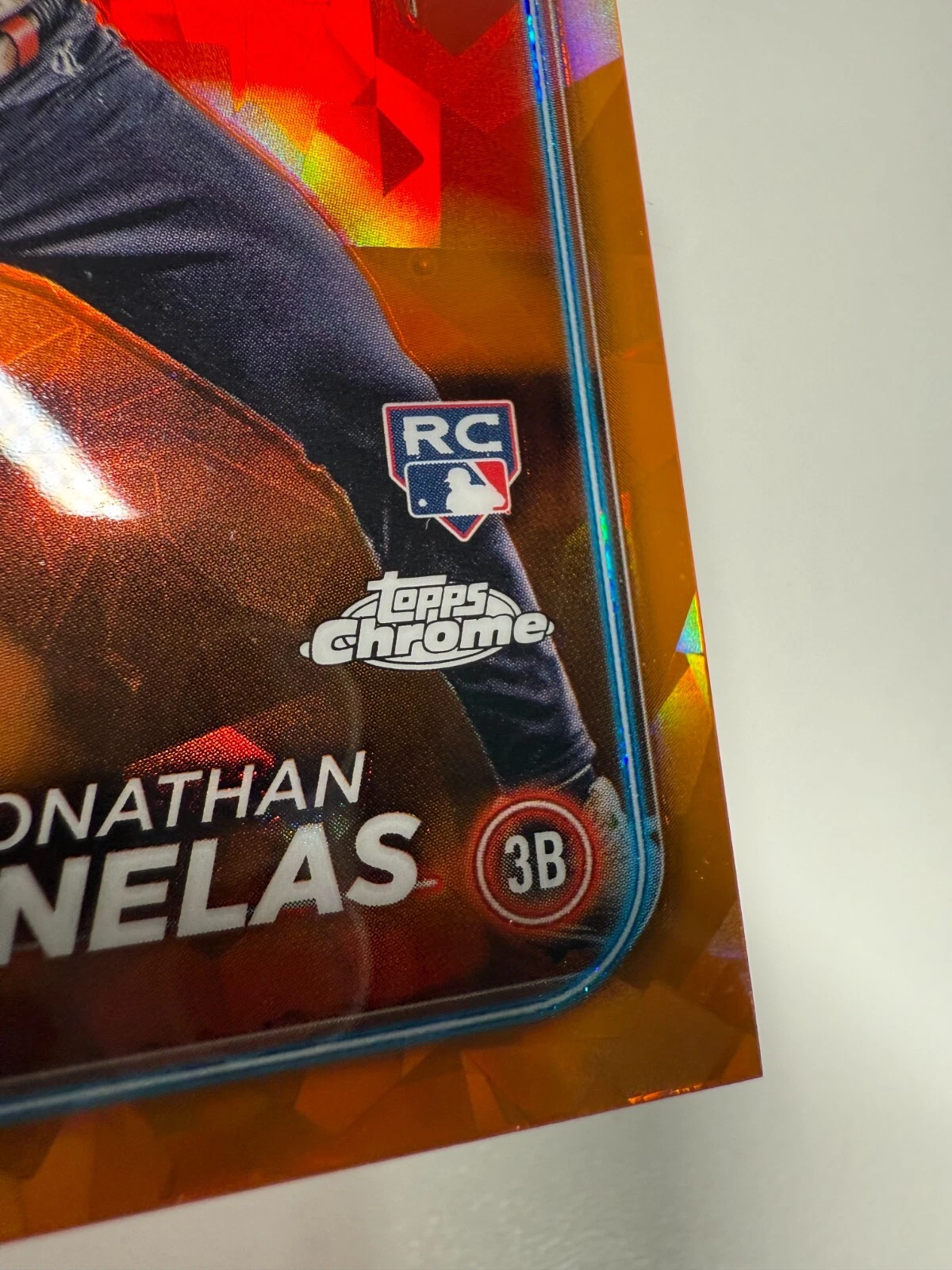 Jonathan Ornelas 2024 Topps Chrome Sapphire Orange RC /25 #575 Rangers