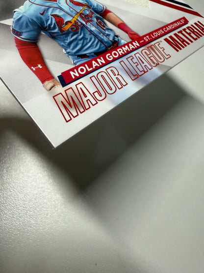 Nolan Gorman 2024 Topps Series 2 Major League Material Relic #MLM2-NG Cardinals