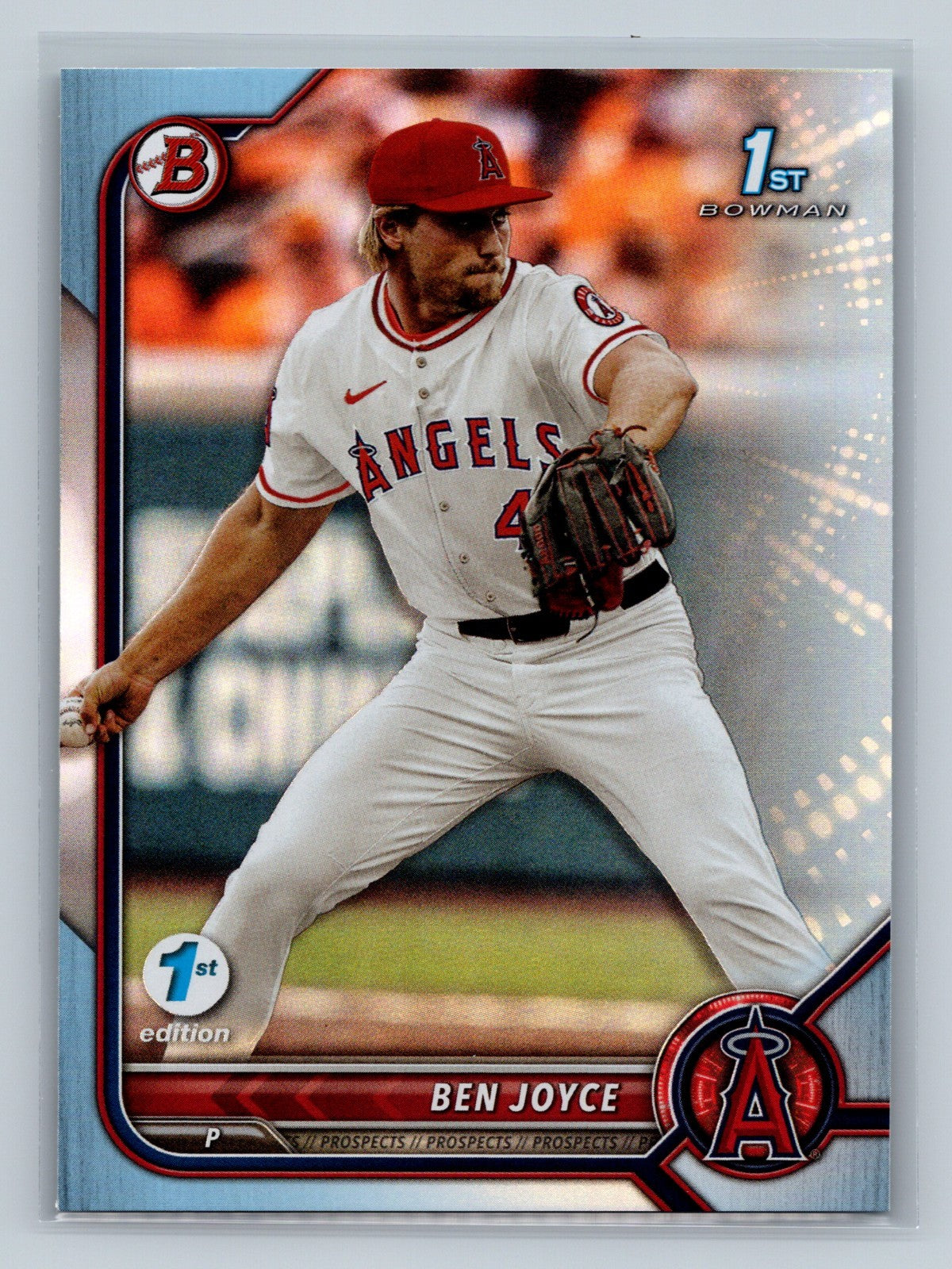 Ben Joyce 2022 Bowman Draft 1st Edition Paper Sky Blue #BD-109 Angels
