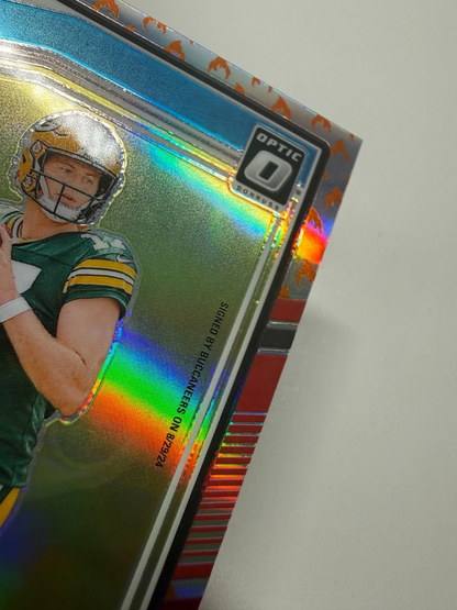 Michael Pratt 2024 Panini Donruss Optic Rated Rookie Fire Emoji RC #339