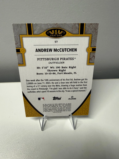 Andrew McCutchen 2024 Topps Tier One /125 #57 Pirates