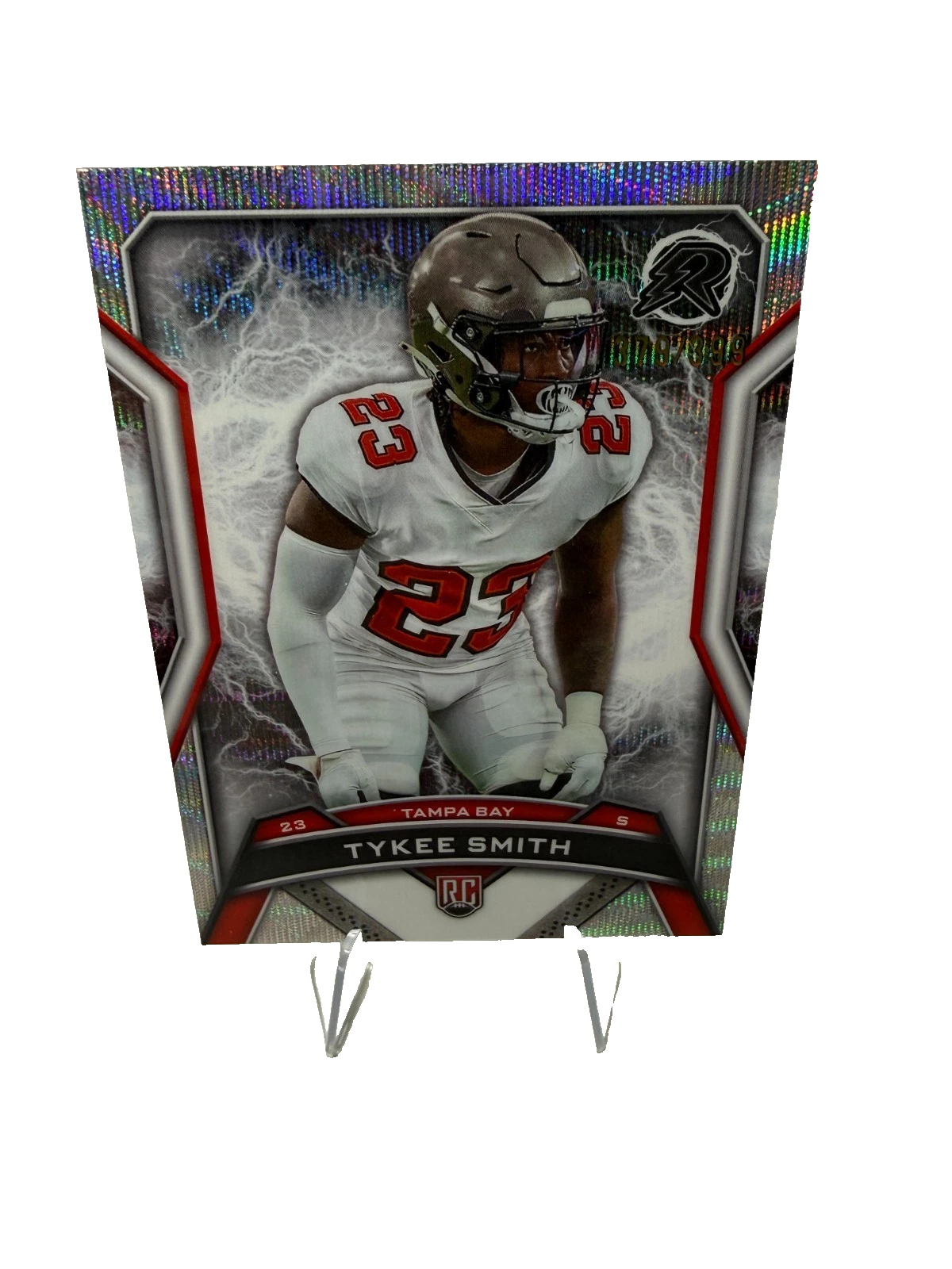 Tykee Smith 2025 Topps Resurgence Silver Wave RC /399 #191 Buccaneers