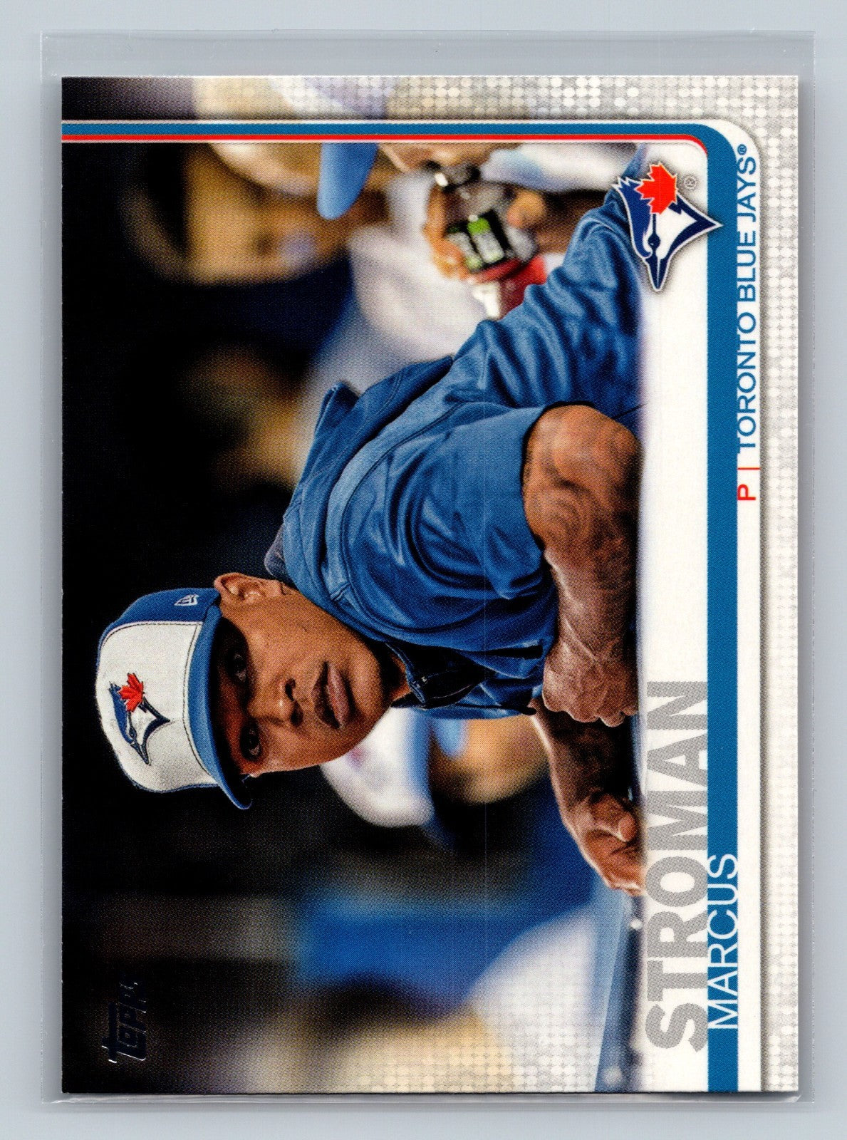 Marcus Stroman 2019 Topps Series 1 SP Photo Variation #37 Blue Jays