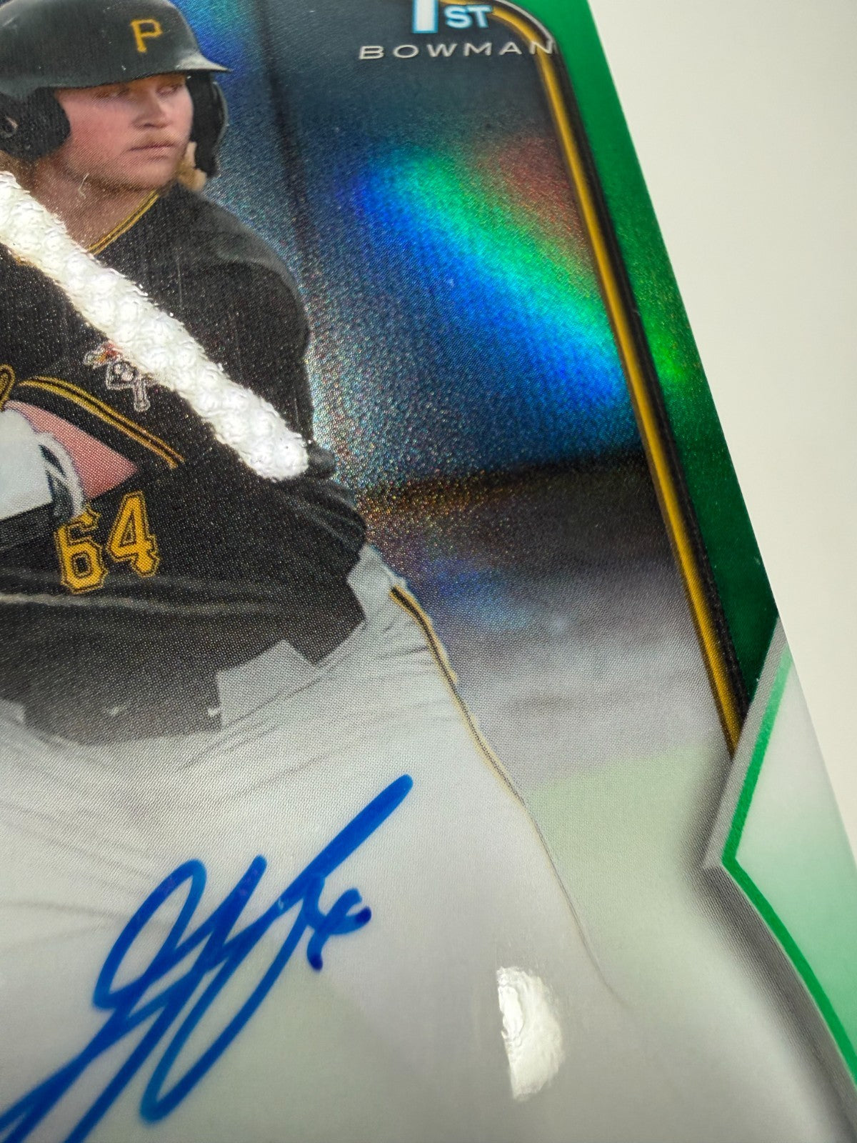Garret Forrester 2023 Bowman Draft Chrome 1st Green Refractor Auto /99 #CDA-GF