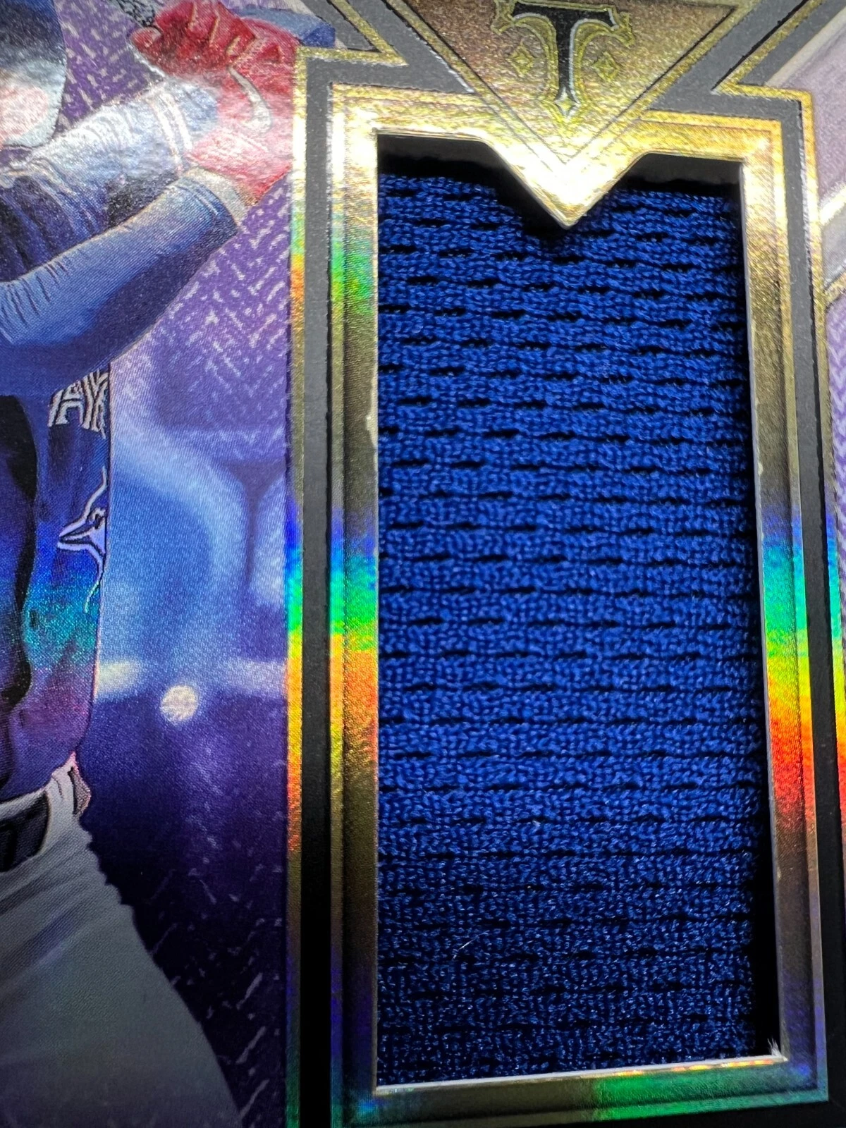 Cavan Biggio 2021 Triple Threads Single Jumbo Relic Auto /75 #ASJR-CB Blue Jays