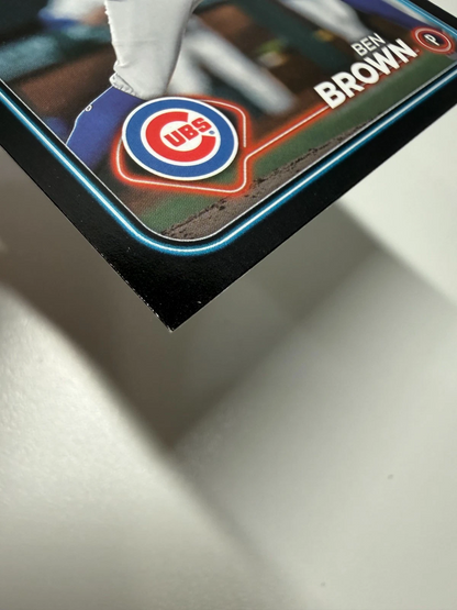 Ben Brown 2024 Topps Update Series Black RC /74 #US183 Cubs
