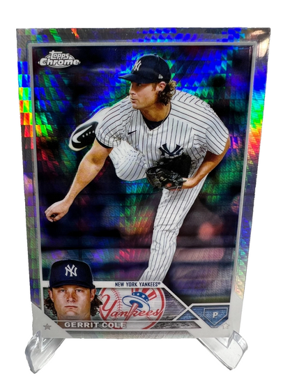 Gerrit Cole 2023 Topps Chrome Prism Refractor #213 Yankees