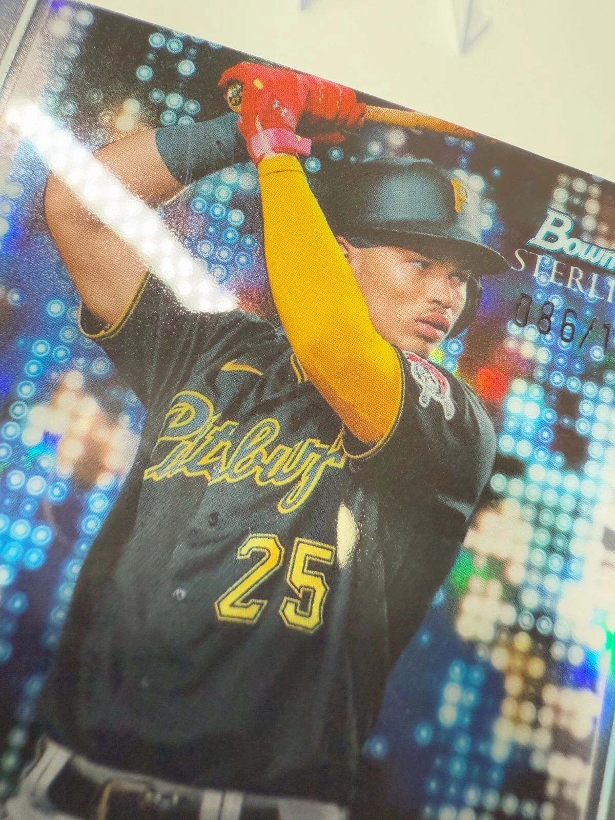 Endy Rodriguez 2024 Bowman Sterling Refractor RC /199 #16 Pirates