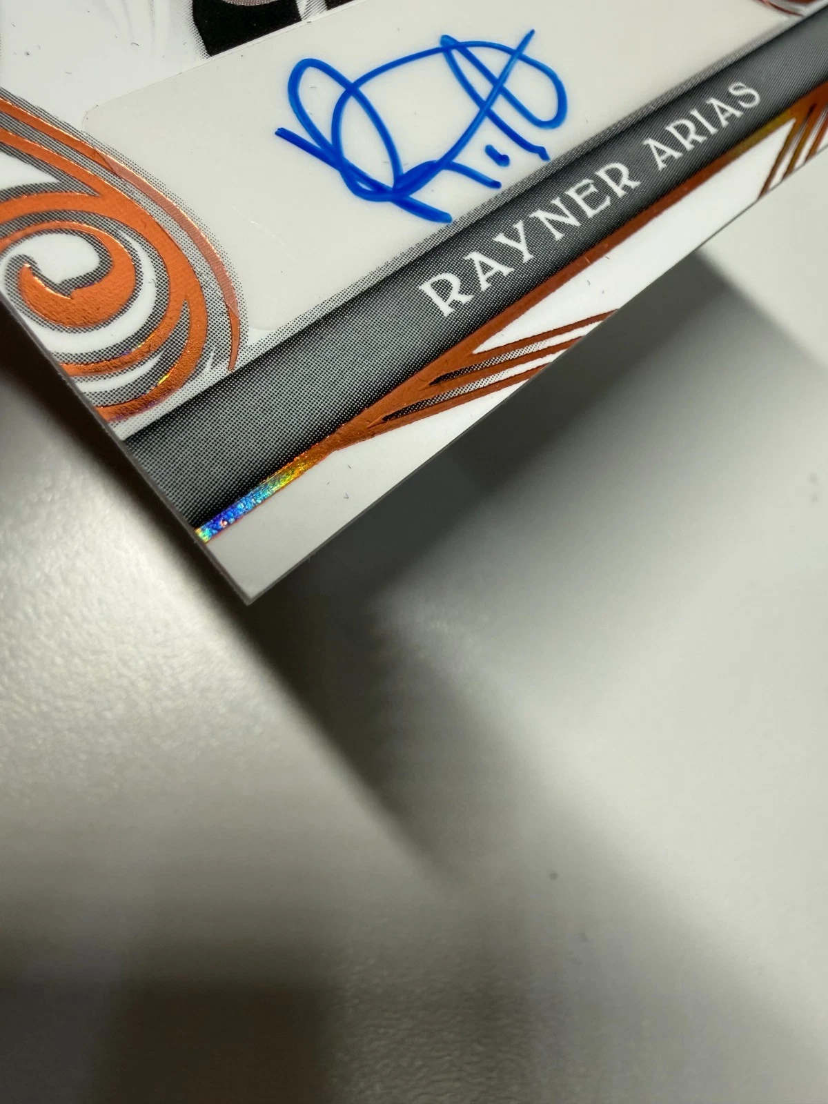 Rayner Arias 2023 Leaf Trinity Bronze Auto /99 #BA-RA1 Giants