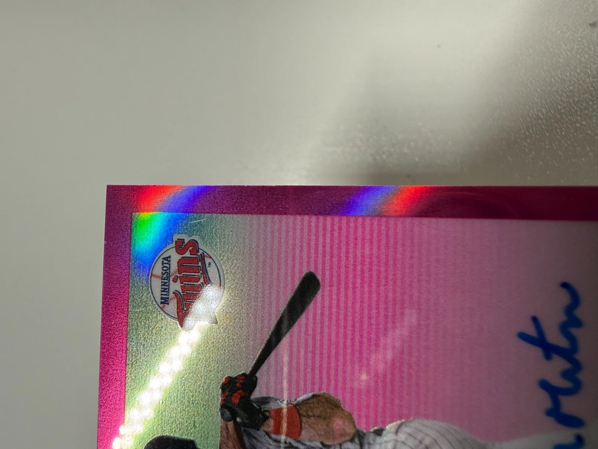 Paul Molitor 2023 Topps Chrome Platinum Anniversary Auto Pink Refractor Auto /15