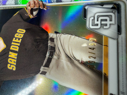 Owen Miller 2020 Bowman Chrome Prospect Refractor /499 #BCP-102 Padres