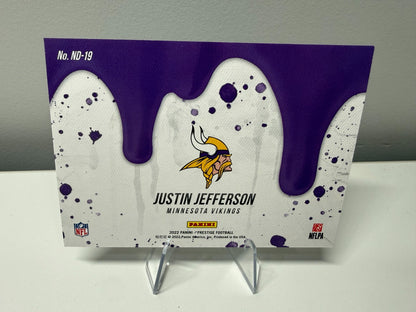 Justin Jefferson 2022 Panini Prestige Drip SP #ND-19 Vikings