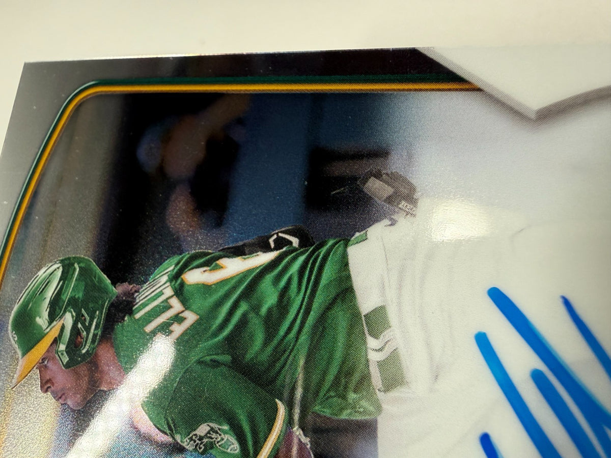 Clark Elliott 2023 Bowman Chrome Prospect Auto #CPA-CEL Athletics