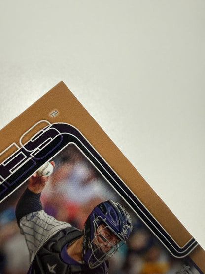 Drew Romo 2025 Topps Series 1 Gold RC /2025 #296 Rockies
