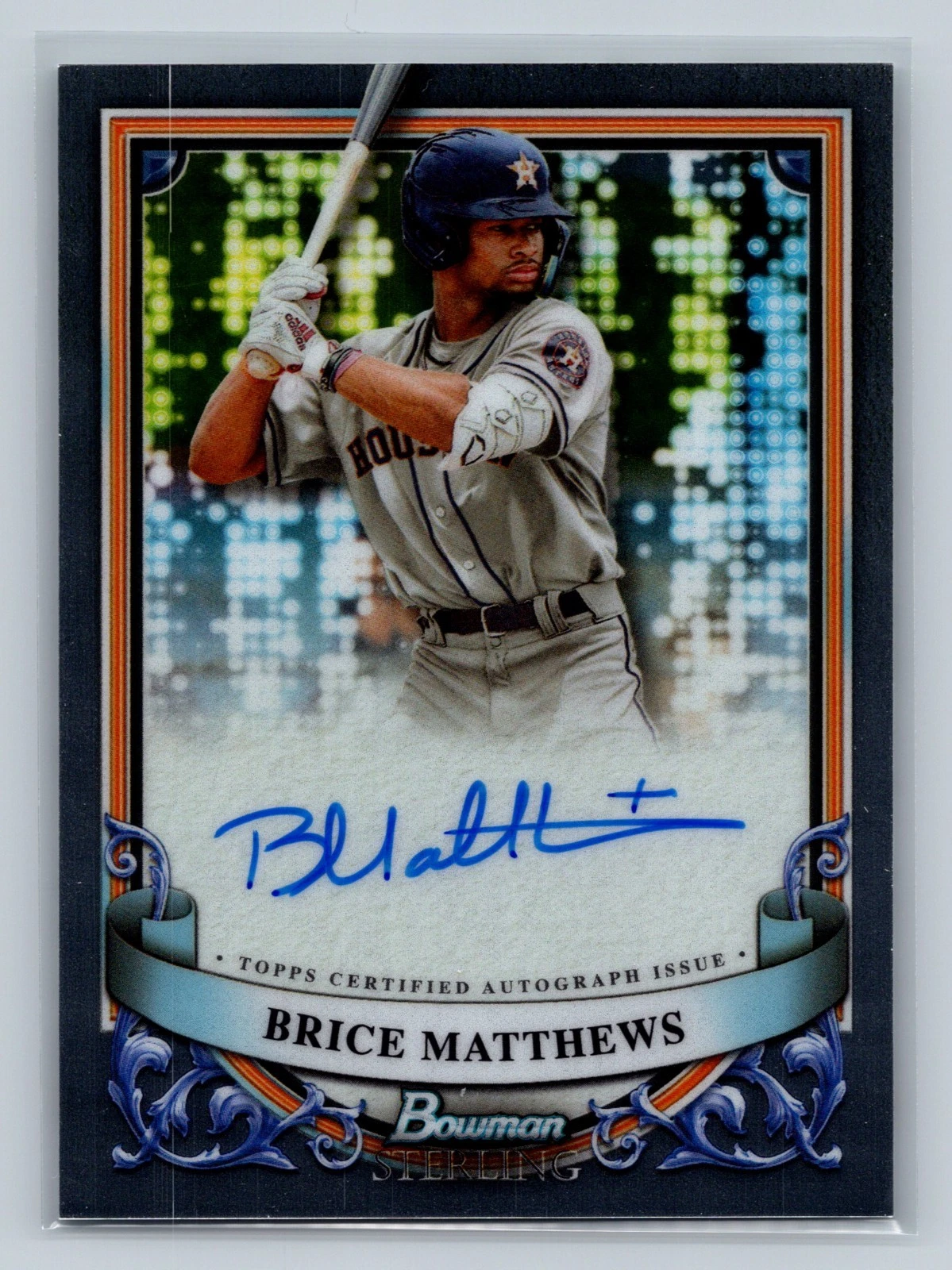Brice Matthews 2024 Bowman Sterling Prospect Auto #PA-BMA Astros