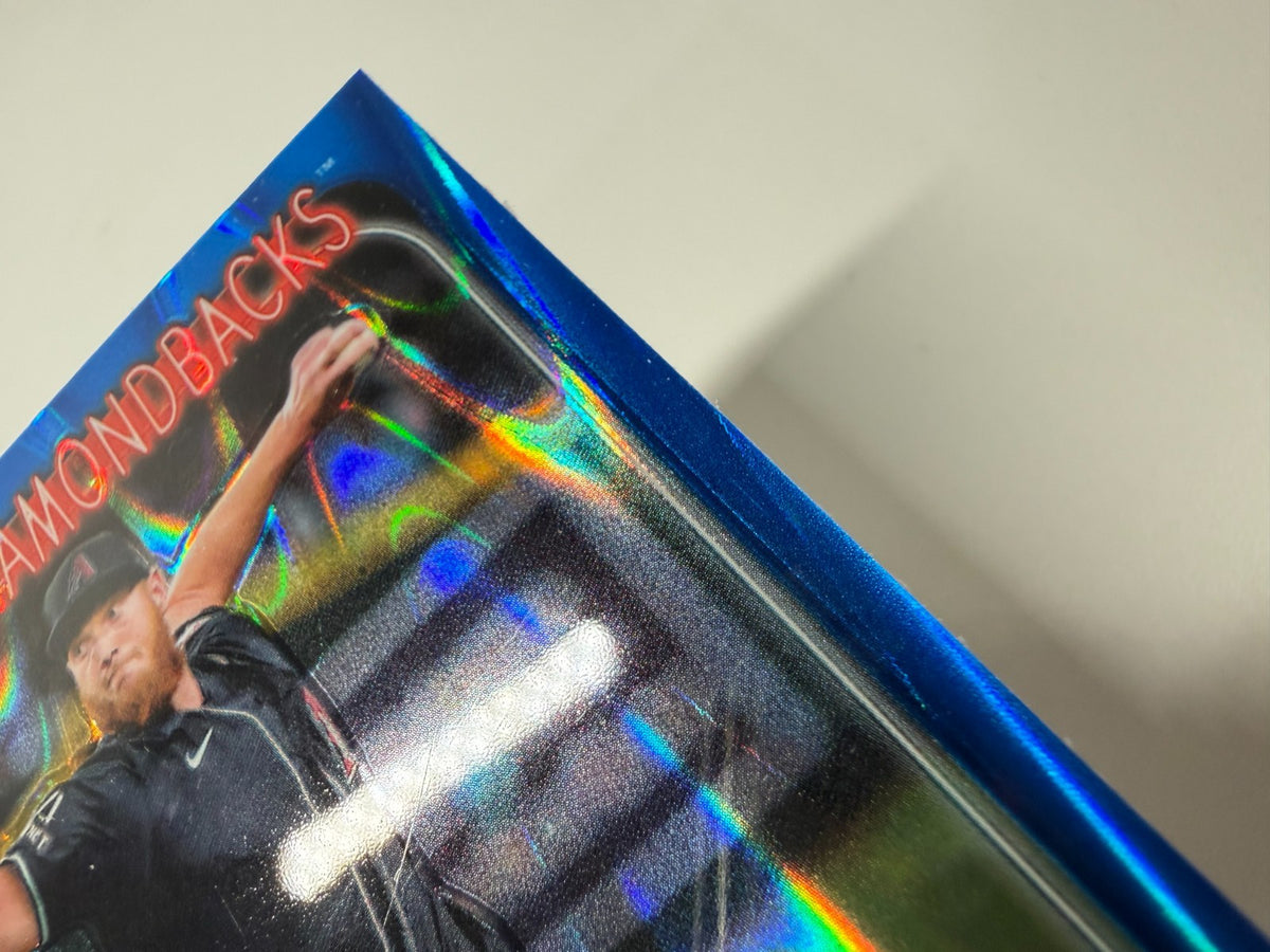 A.J. Puk 2024 Topps Chrome Update Series Blue RayWave Refractor /150 #USC139