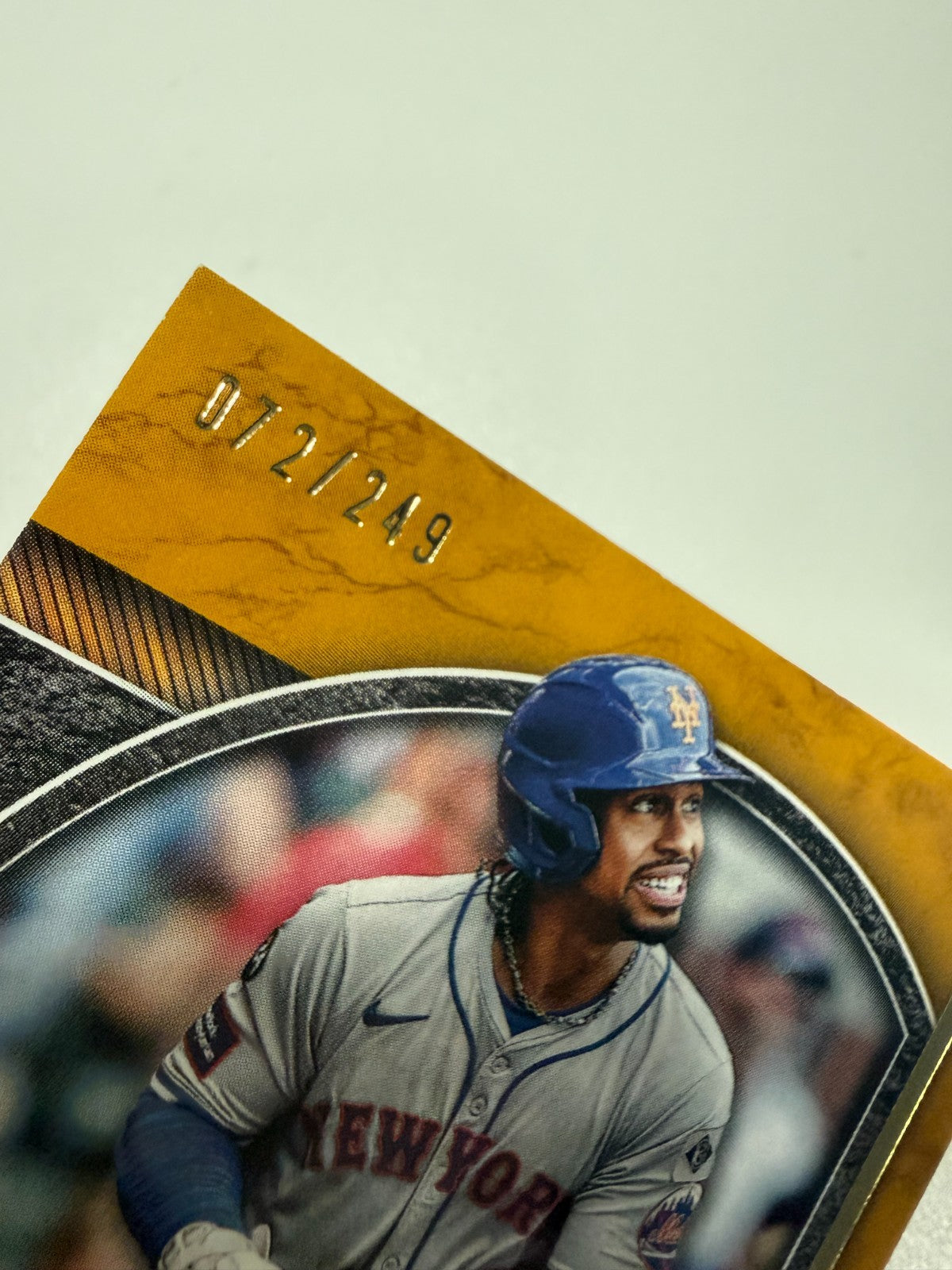 Francisco Lindor 2025 Topps Museum Collection Gold /249 #93 Mets