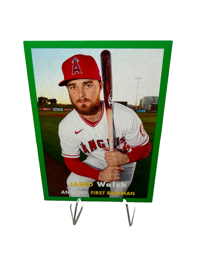 Jared Walsh 2021 Topps Archive Green /125 #21 Angels