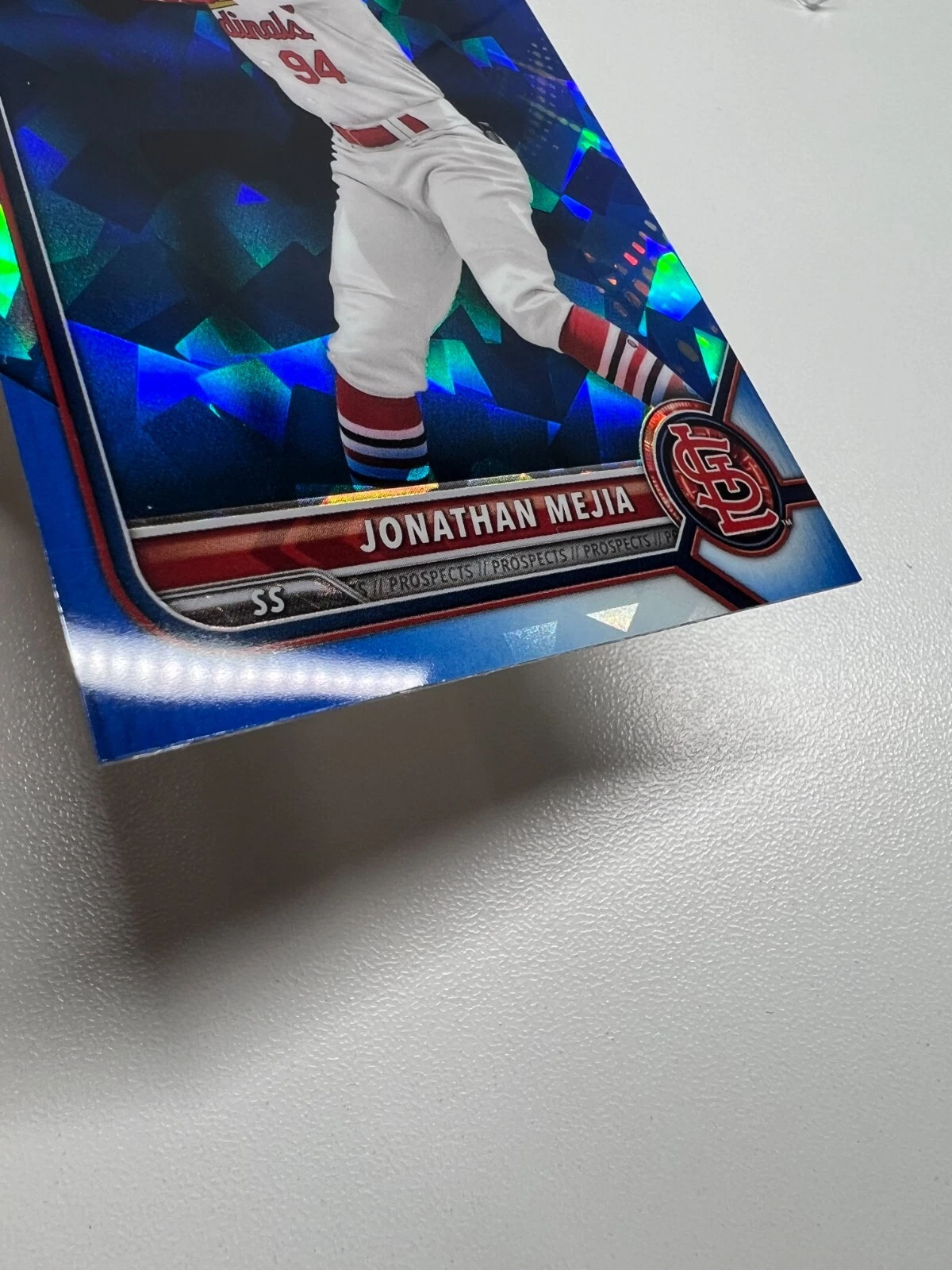 Jonathan Mejia 2022 Bowman Draft Chrome Sapphire #BDC-186 Cardinals