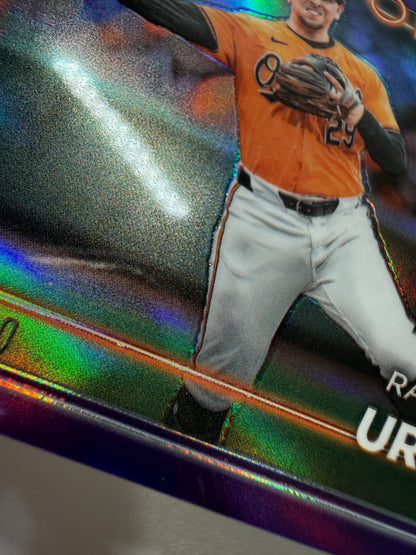 Ramon Urias 2024 Topps Chrome Update Purple Refractor /250 #USC54 Orioles