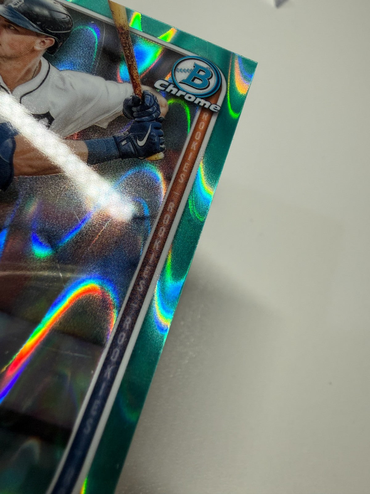 Trey Sweeney 2025 Bowman Chrome Aqua RayWave Refractor RC /199 #25 Tigers