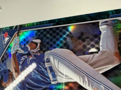 Arjun Nimmala 2024 Bowman Draft Chrome Aqua Lunar Crater Refractor /125 #BDC-102