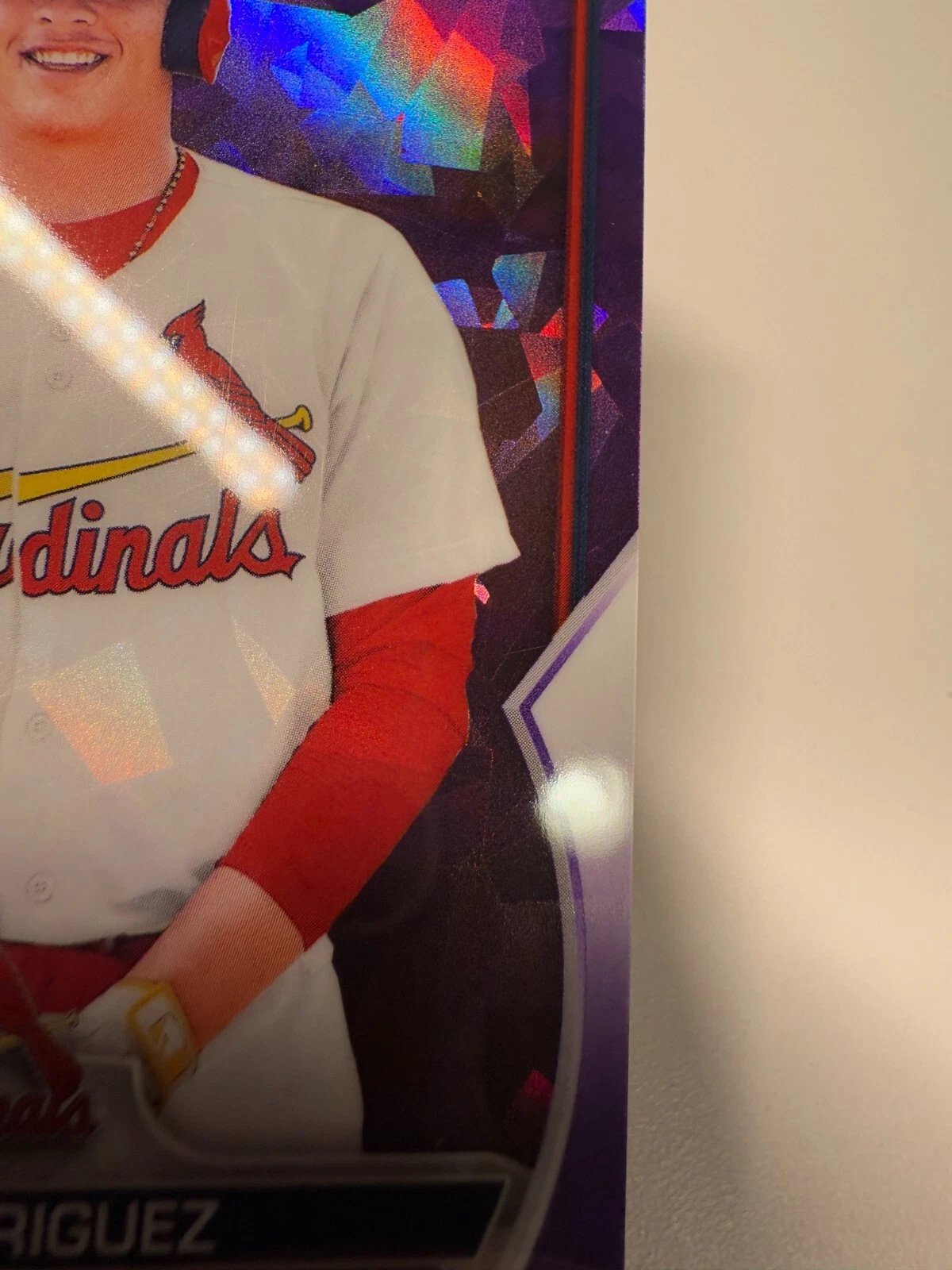 Luis Rodriguez 2023 Bowman Chrome 1st Purple Sapphire /25 #BCP-130 Cardinals