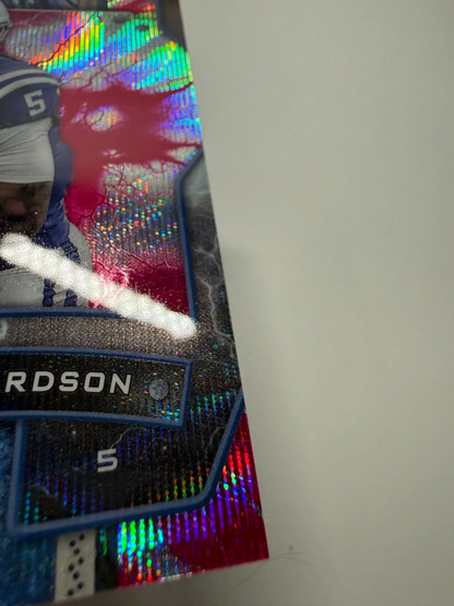 Anthony Richardson 2025 Topps Resurgence Pink Surge Wave Refractor /199 #45