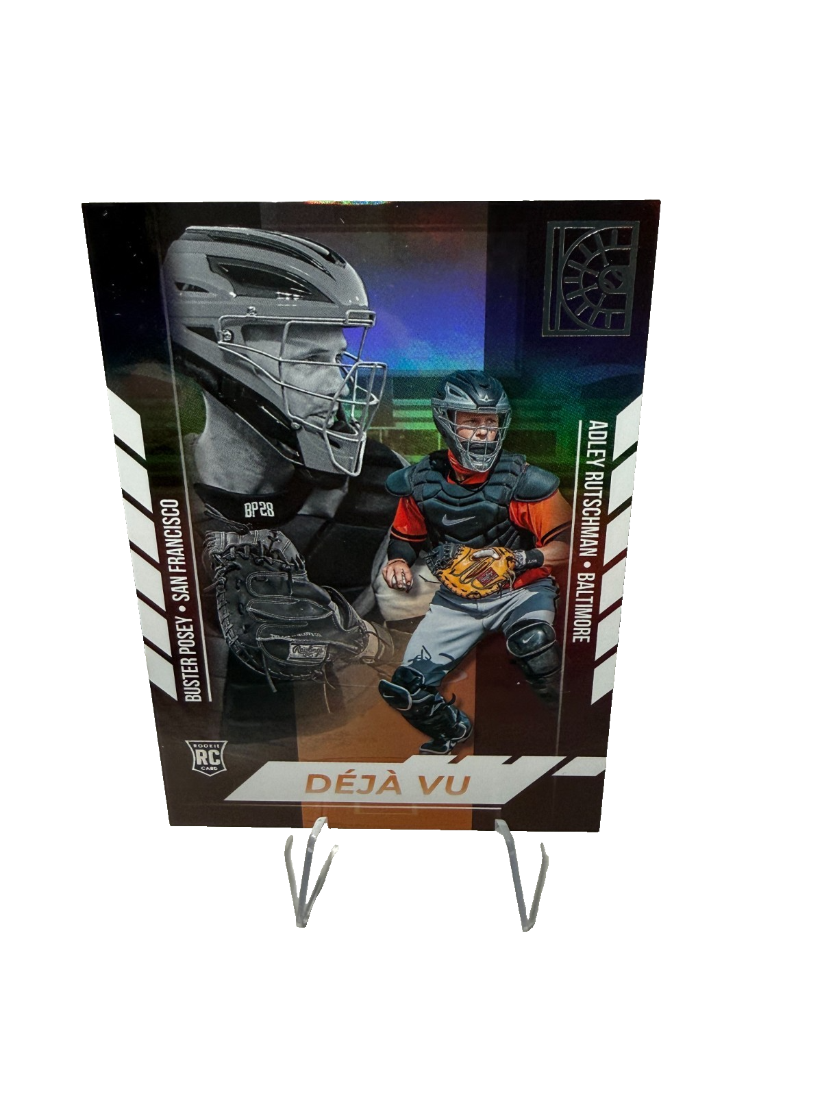 Buster Posey & Adley Rutschman 2022 Panini Capstone Deja Vu RC #DV-13