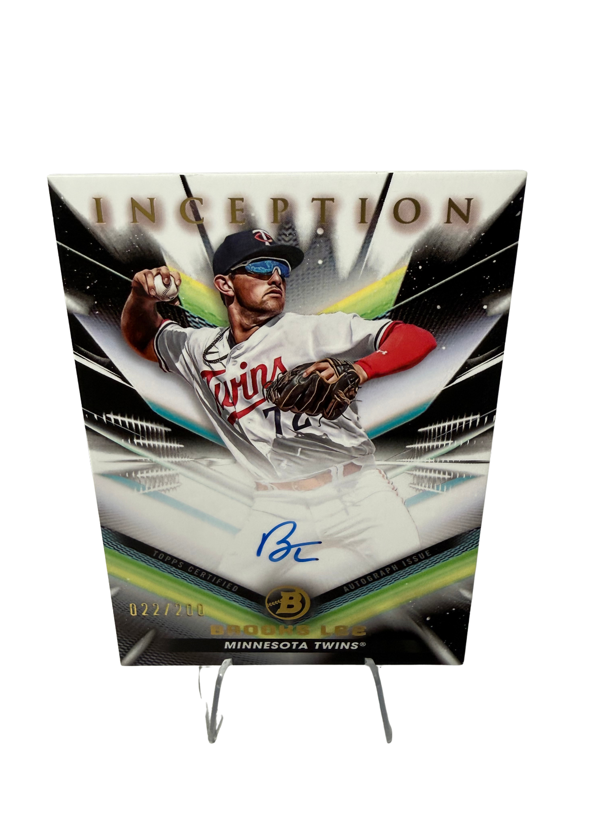 Brooks Lee 2023 Bowman Inception Auto /200 #BPA-BL Twins