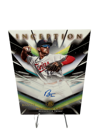 Brooks Lee 2023 Bowman Inception Auto /200 #BPA-BL Twins