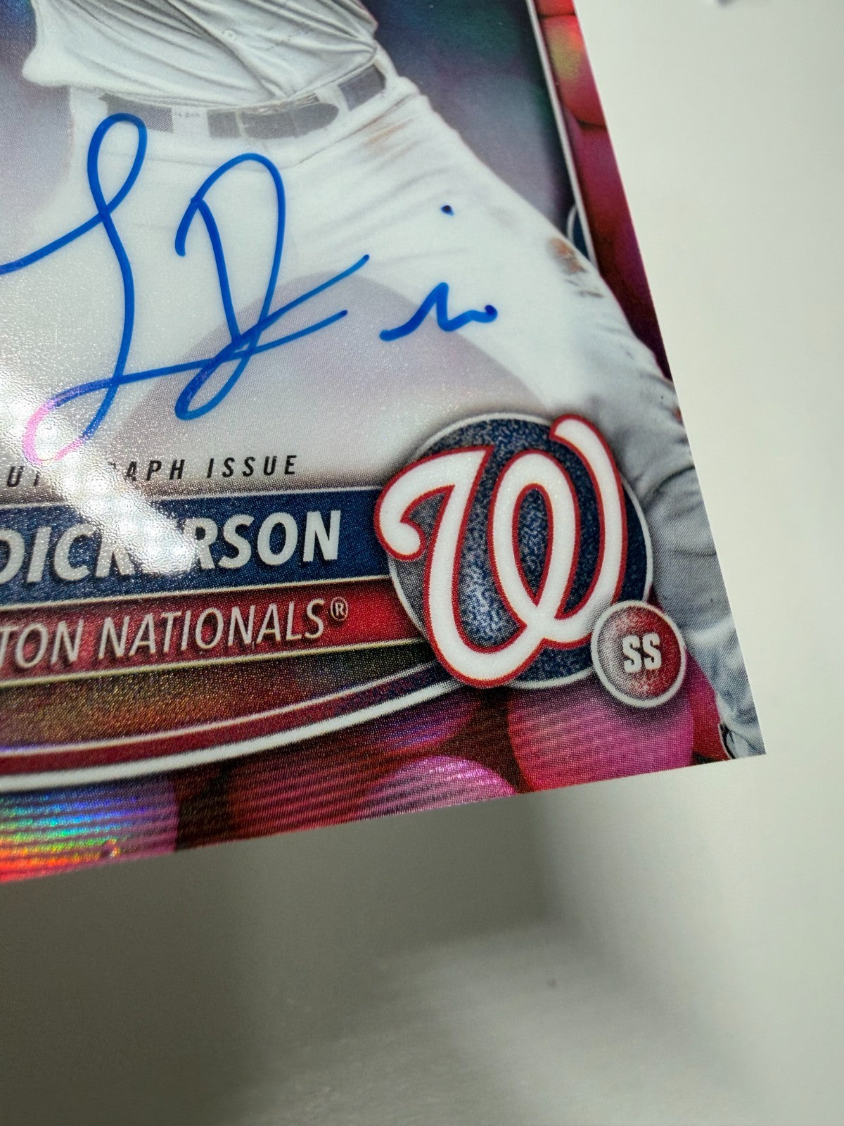 Luke Dickerson 2025 Bowman Chrome 1st Snack Pack Bubble Gum Refractor Auto /5