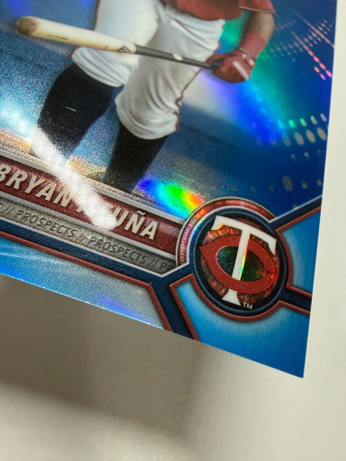 Bryan Acuna 2022 Bowman Draft Chrome Blue Refractor /150 #BDC-19 Twins