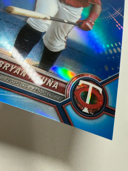 Bryan Acuna 2022 Bowman Draft Chrome Blue Refractor /150 #BDC-19 Twins
